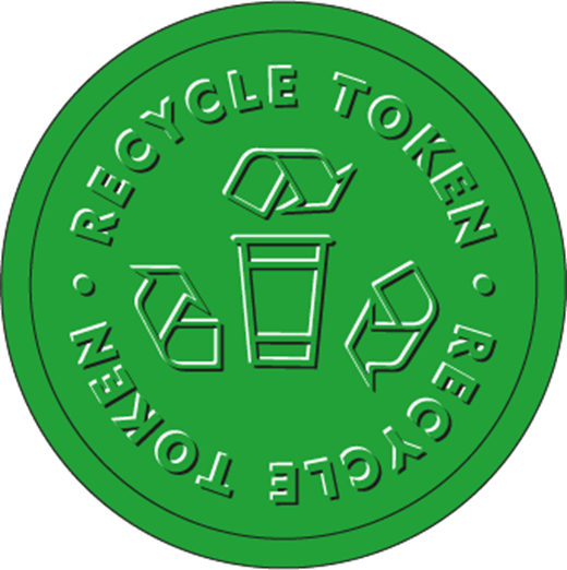 Standaardmunt Recycle token